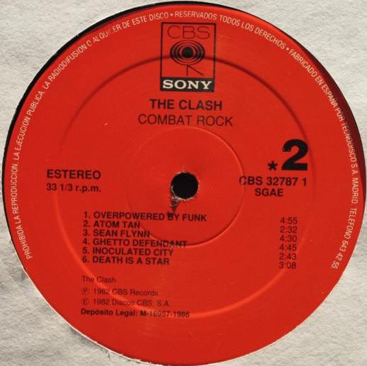 The Clash - Combat Rock | CBS/Sony (CBS 32787 1) - 4