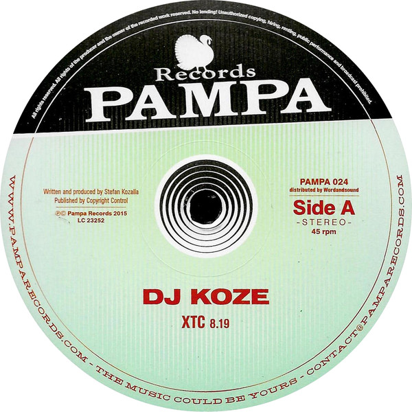 DJ Koze - XTC | Pampa Records (PAMPA 024) DJ Koze - XTC | Pampa Records (PAMPA 024)