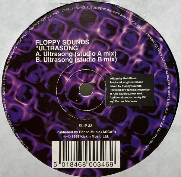 Floppy Sounds - Ultrasong | Slip 'n' Slide (SLIP 33) - 2