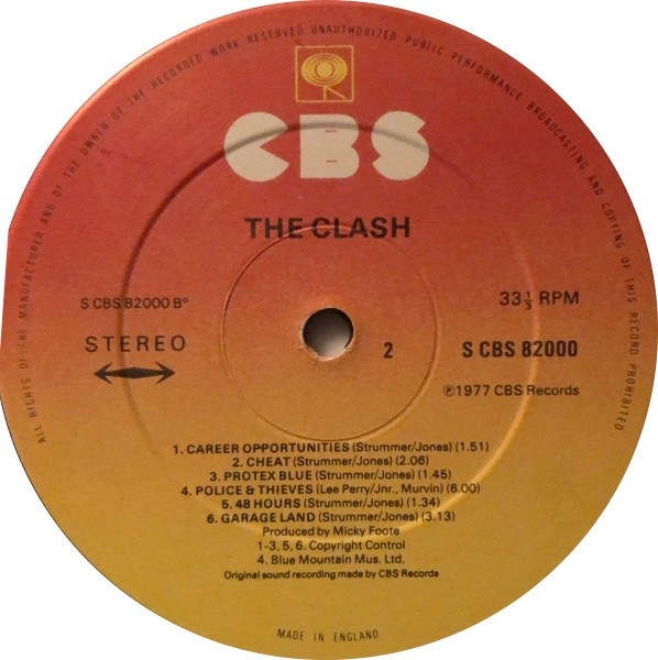 The Clash - The Clash | CBS (CBS 82000) - 4 The Clash - The Clash | CBS (CBS 82000) - 4