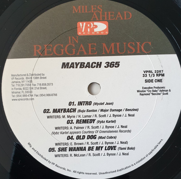 Various - Maybach 365 | VP Records (VPRL2267) - 3