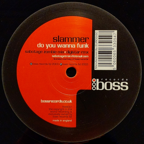 Slammer - Do You Wanna Funk | Boss (boss007) - main
