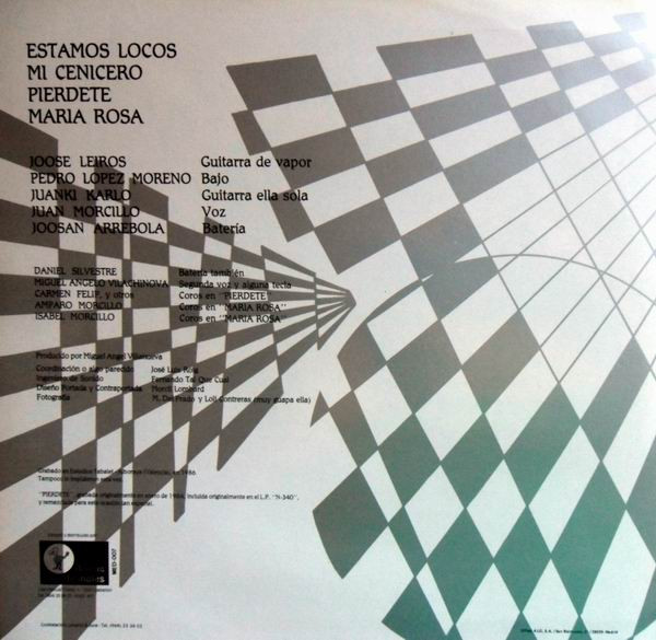 Morcillo El Bellaco Y Los Ritmicos - Estamos Locos | Discos Medicinales (MED-PR-007) - 2