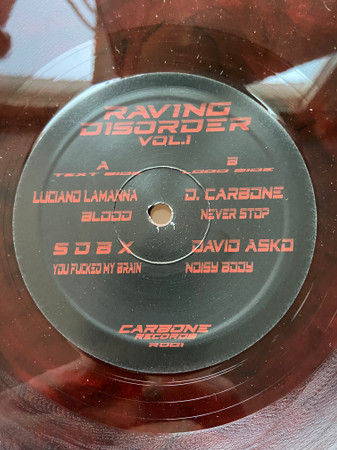 Various - Raving Disorder Vol.1 | Carbone Records (RD01)