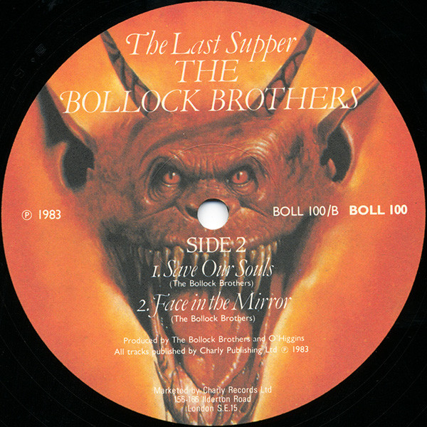 The Bollock Brothers - The Last Supper | Charly Records (BOLL 100) - 4