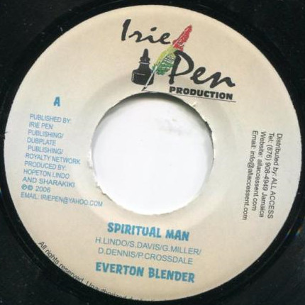 Everton Blender - Spiritual Man | Irie Pen (none)