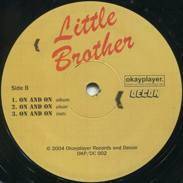 Skillz / Little Brother - Take It Back / On And On | Okayplayer Records (OKP/DC 002) - 4