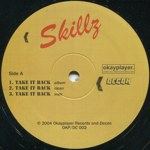 Skillz / Little Brother - Take It Back / On And On | Okayplayer Records (OKP/DC 002) - 3