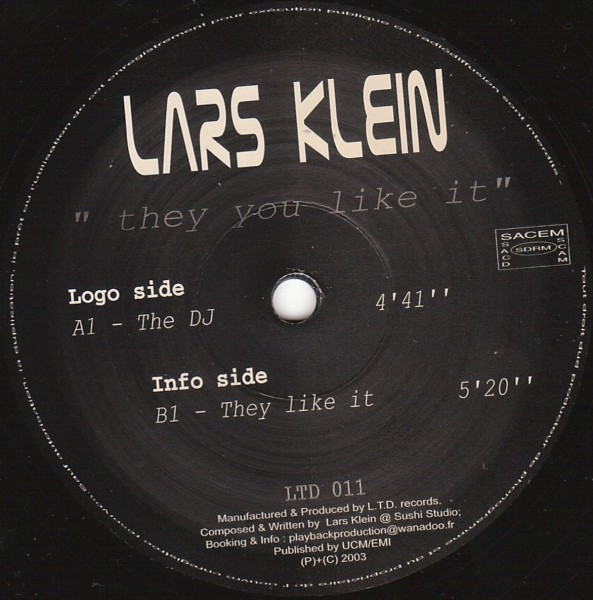 Lars Klein - They Like It | LTD Records (LTD 011) - 3