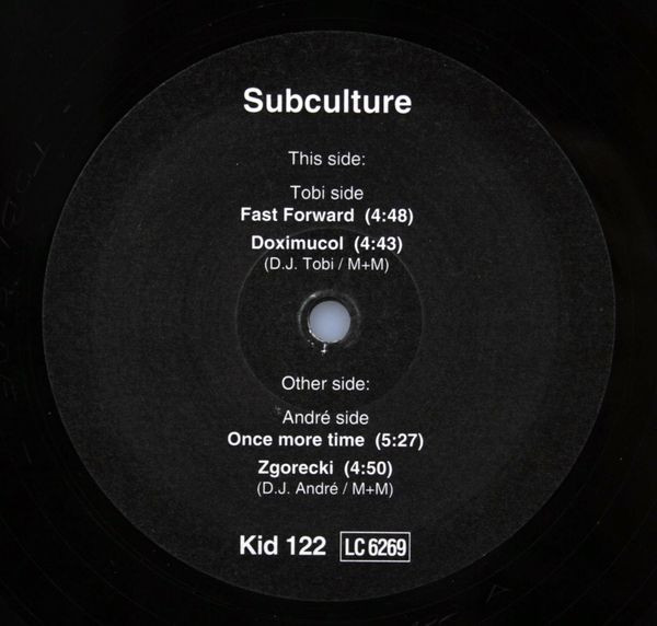 DJ André & DJ Tobi - Subculture | Kid (Kid 122)