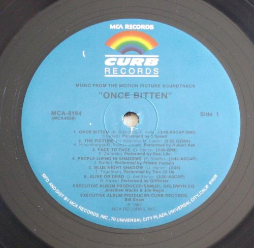Various - Once Bitten - Music From The Motion Picture Soundtrack | Curb Records (MCA-6154) - 3 Various - Once Bitten - Music From The Motion Picture Soundtrack | Curb Records (MCA-6154) - 3