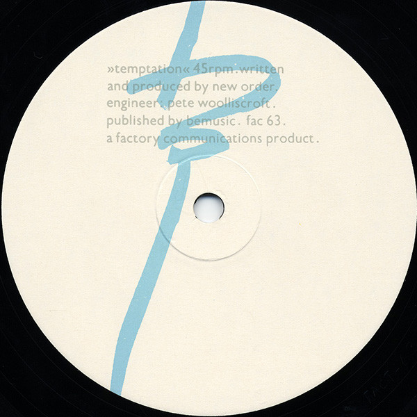 New Order - Temptation | Factory (fac 63) - 3
