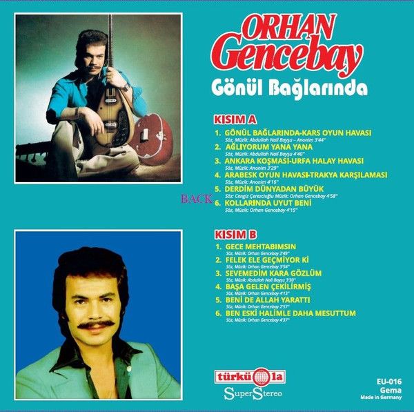 Orhan Gencebay - Gönül Bağlarında | Türküola (EU-016) - 2