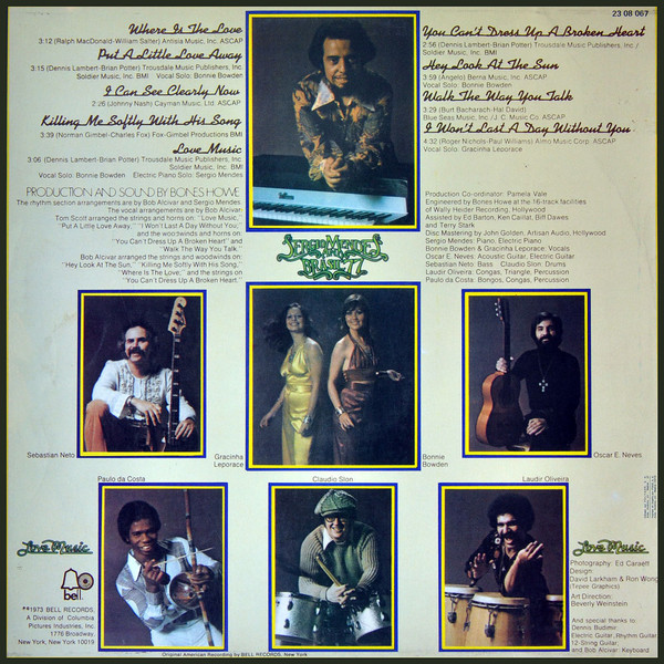 Sérgio Mendes & Brasil '77 - Love Music = Musica De Amor | Bell Records (23 08 067) - 2