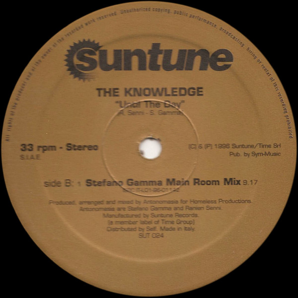 The Knowledge - Until The Day | Suntune (SUT 024) - 2