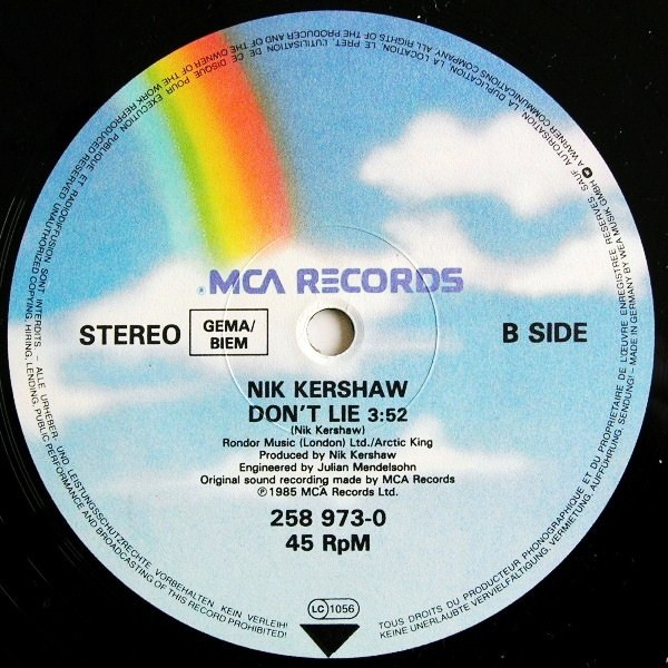 Nik Kershaw - Don Quixote | MCA Records (258 973-0) - 4