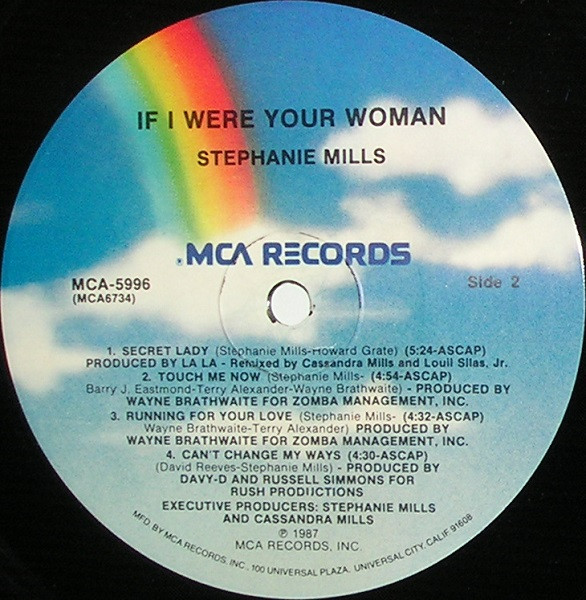Stephanie Mills - If I Were Your Woman | MCA Records (MCA 5996) - 4