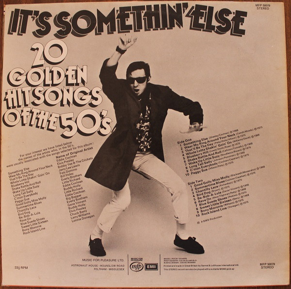 Various - It's Somethin' Else - 20 Golden Hit Songs Of The 50's | Music For Pleasure (MFP 50079) - 2 Various - It's Somethin' Else - 20 Golden Hit Songs Of The 50's | Music For Pleasure (MFP 50079) - 2