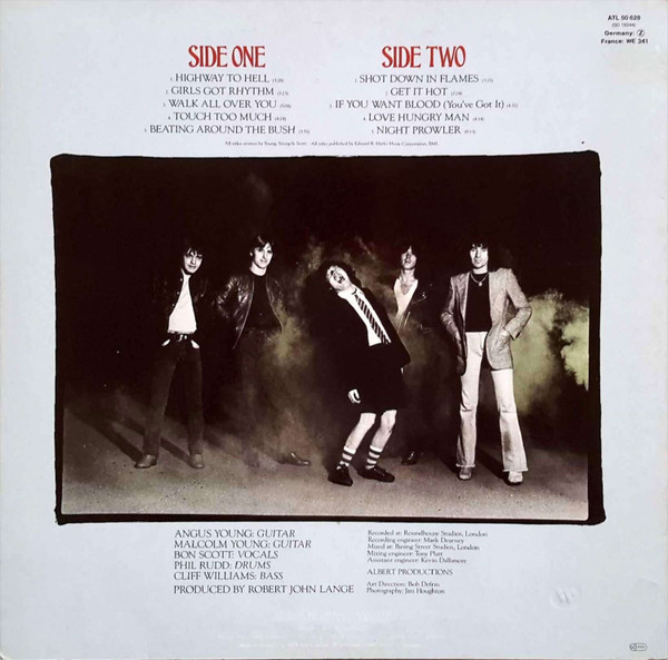 AC/DC - Highway To Hell | Atlantic (ATL 50 628) - 2