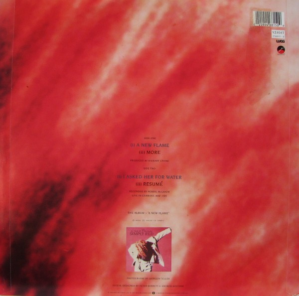 Simply Red - A New Flame | Elektra (YZ404T) - 2