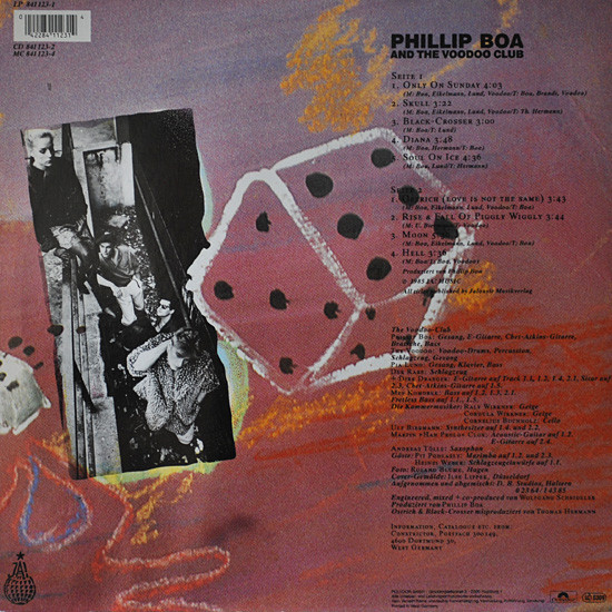 Phillip Boa And The Voodoo Club - Philister | Polydor (841 123-1) Phillip Boa And The Voodoo Club - Philister | Polydor (841 123-1)