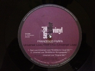 Francesco Farfa - Universal Love / Real Love (Universal Love) | Serial Killer Vinyl (SK-038R) - 2