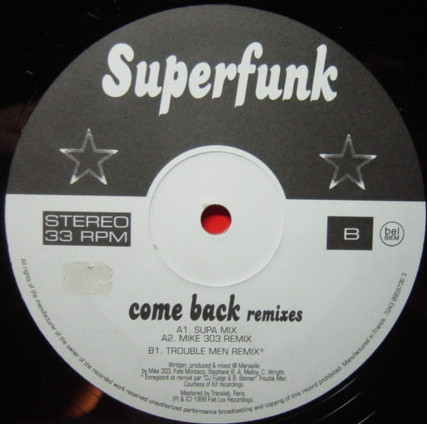 Superfunk - Come Back | Fiat Lux Recordings (FIAT LUX 011) - 4
