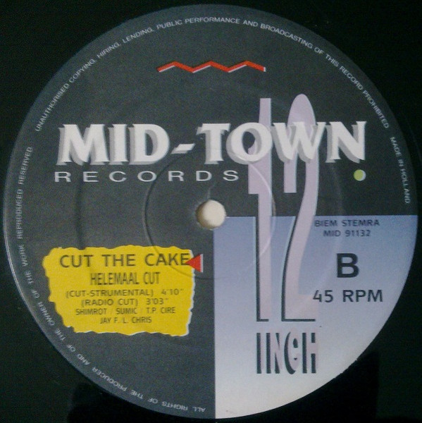 Cut The Cake - Helemaal Cut | Mid-Town Records (MID 91132) - 4