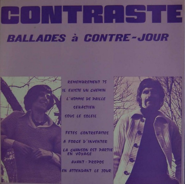 Contraste - Ballades A Contre-Jour | Underground Disques (331) - main Contraste - Ballades A Contre-Jour | Underground Disques (331) - main