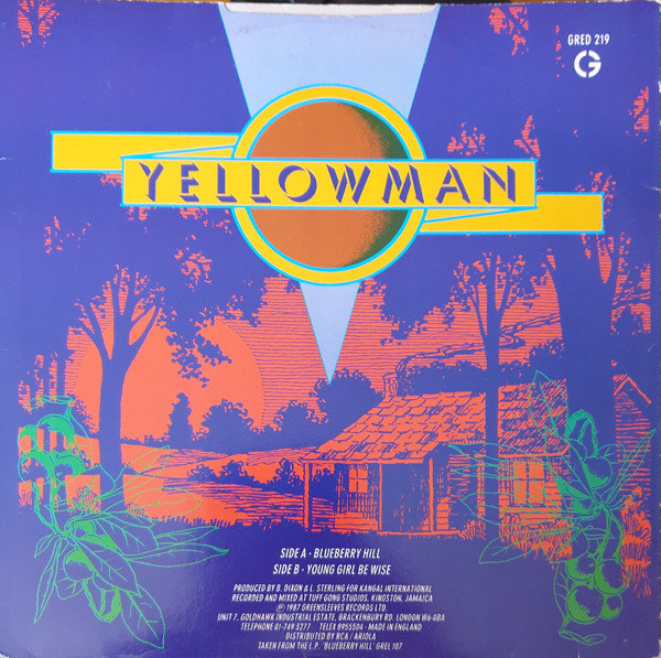 Yellowman - Blueberry Hill  | Greensleeves Records (GRED 219)