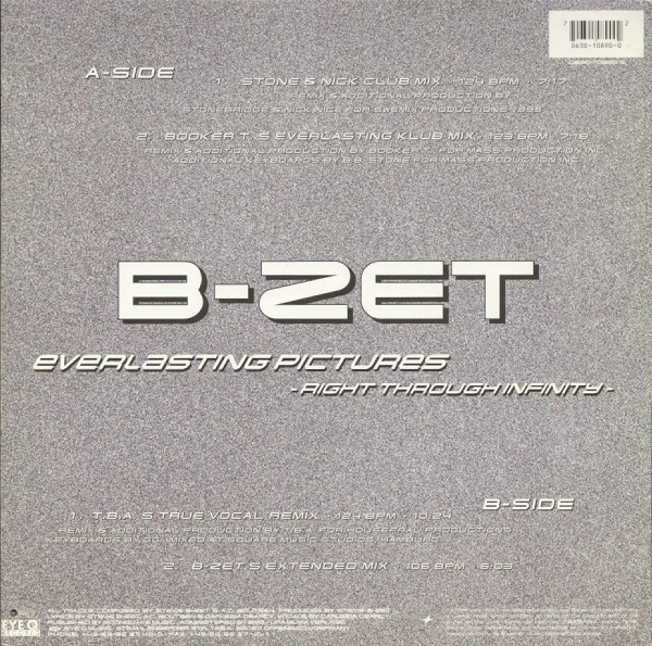 B-Zet With Darlesia - Everlasting Pictures - Right Through Infinity | Eye Q Records (0630 10890-0) - 2 B-Zet With Darlesia - Everlasting Pictures - Right Through Infinity | Eye Q Records (0630 10890-0) - 2