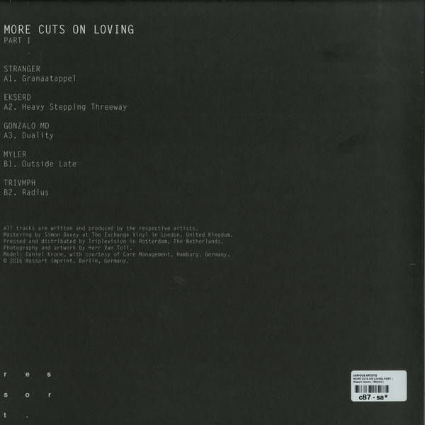 Various - More Cuts On Loving — Part I | Ressort Imprint (RSI010.1) - 2