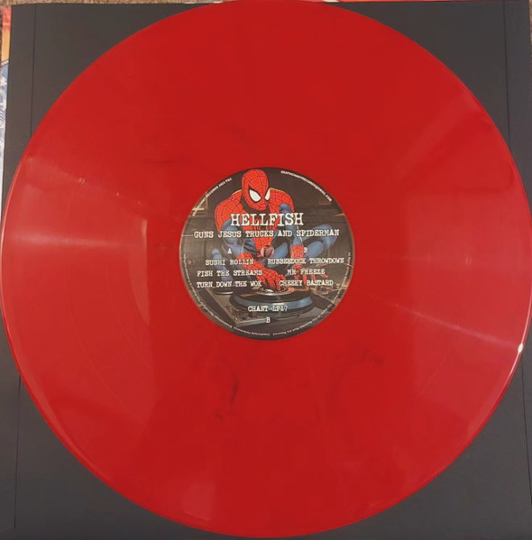 Hellfish - Guns Jesus Trucks And Spiderman | Deathchant (CHANT LP17) - 4