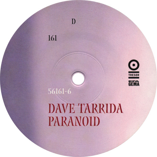 Dave Tarrida - Paranoid | Tresor (Tresor 161) - 6