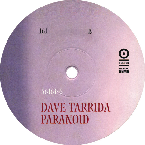 Dave Tarrida - Paranoid | Tresor (Tresor 161) - 4