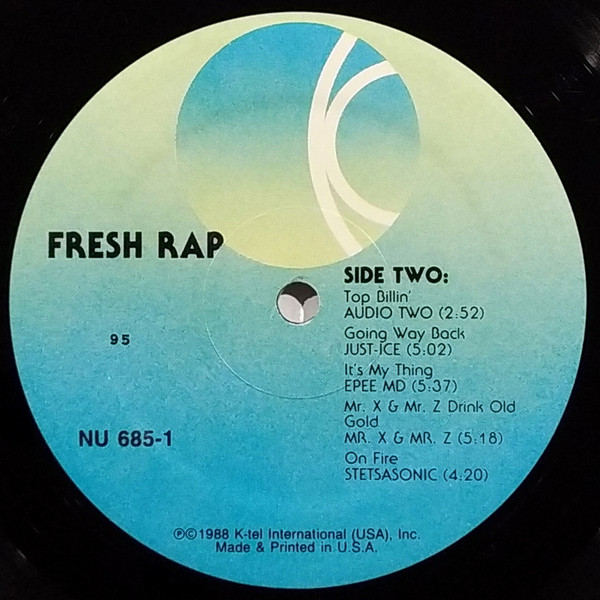 Various - Fresh Rap | K-Tel (NU 685-1) - 4 Various - Fresh Rap | K-Tel (NU 685-1) - 4