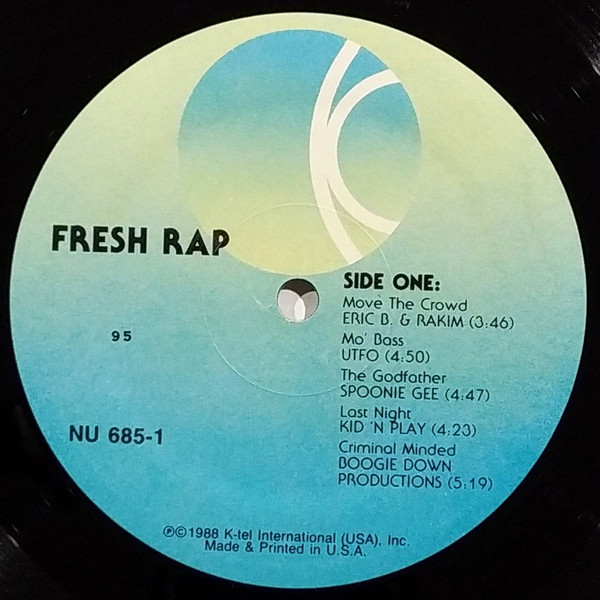 Various - Fresh Rap | K-Tel (NU 685-1) - 3 Various - Fresh Rap | K-Tel (NU 685-1) - 3