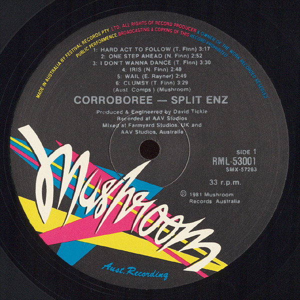 Split Enz - Corroboree | Mushroom (RML 53001) - 4