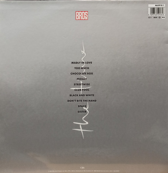 Bros - The Time | CBS (CBS 465918 1) - 2