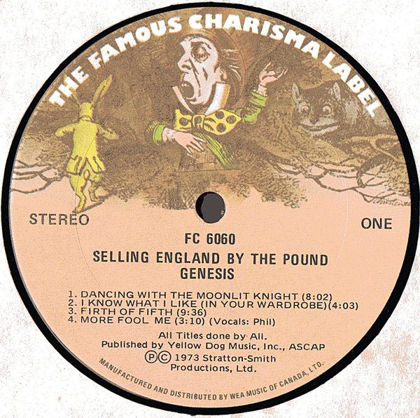 Genesis - Selling England By The Pound | Charisma (FC 6060) - 3