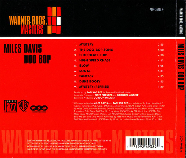 Miles Davis - Doo-Bop | Warner Bros. Records (7599-26938-9) - 2 Miles Davis - Doo-Bop | Warner Bros. Records (7599-26938-9) - 2