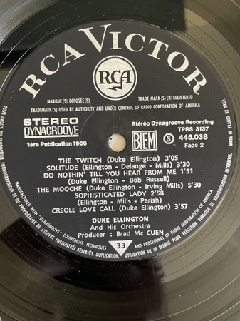 Duke Ellington And His Orchestra - The Popular Duke Ellington | RCA Victor (stereo 445.038) - 4