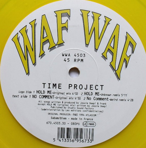 Time Project - Hold Me / No Comment | Waf Waf (WWA 4503) - main