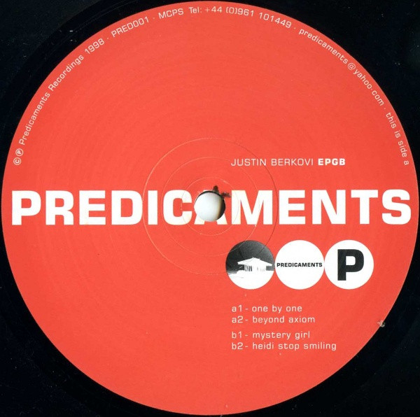 Justin Berkovi - EPGB | Predicaments (PRED001)