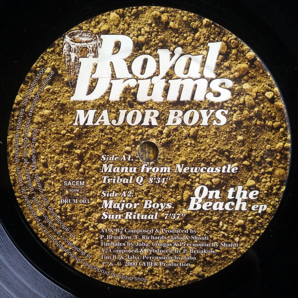 Manu From Newcastle / Major Boys - On The Beach EP | Royal Drums (DRUM 003) - 2