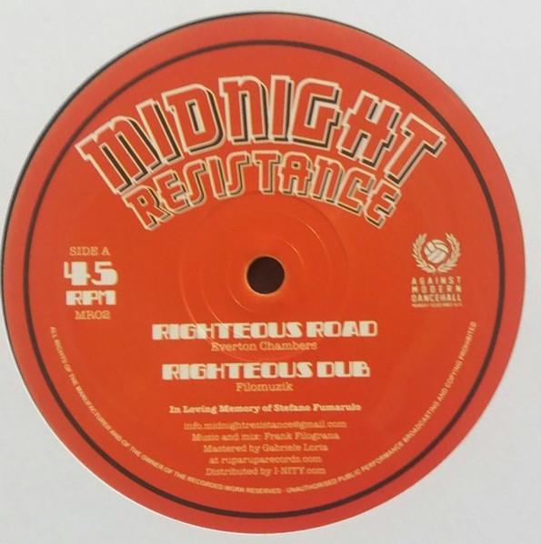 Everton Chambers - Righteous Road / Wah Yuh Ah Duh Yah | Midnight Resistance (MR02)
