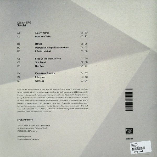Cosmin TRG - Simulat | 50Weapons (50WEAPONSLP03) - 2