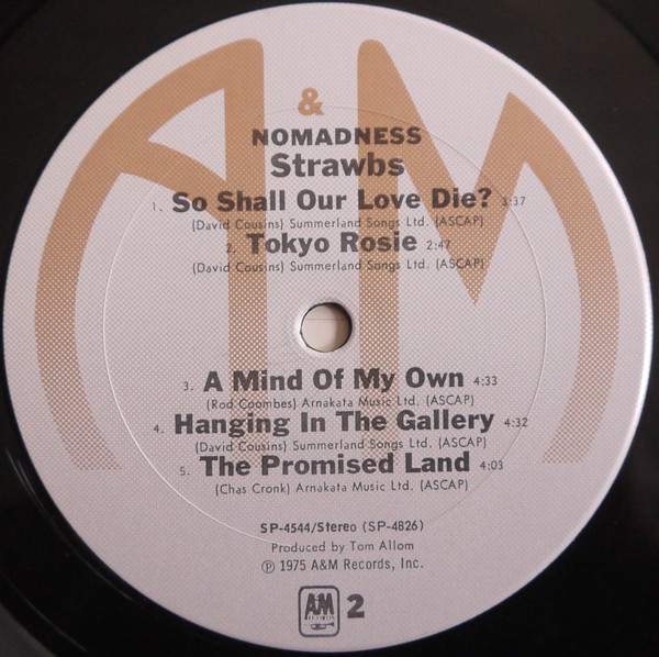 Strawbs - Nomadness | A&M Records (SP-4544) - 4