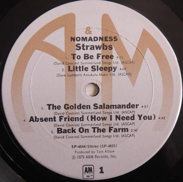 Strawbs - Nomadness | A&M Records (SP-4544) - 3