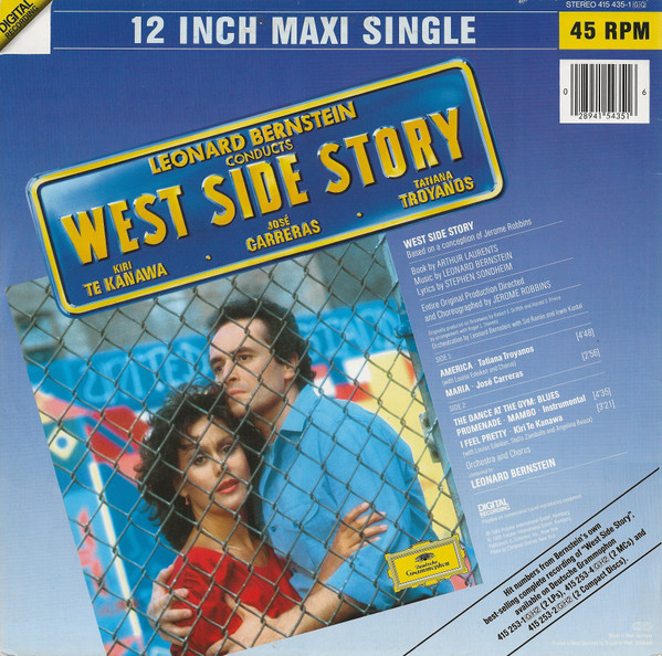 Leonard Bernstein - West Side Story | Deutsche Grammophon (415 435-1) - 2
